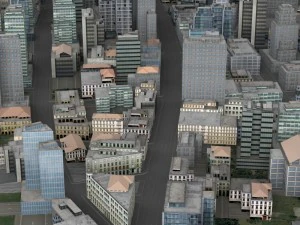 metropolitan cityscape 3D Model