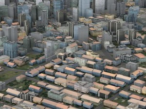 metropolitan cityscape 3D Model