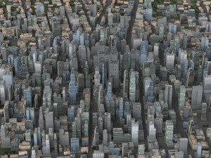 metropolitan cityscape 3D Model