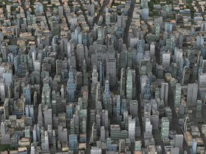 metropolitan cityscape 3D Model