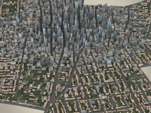 metropolitan cityscape 3D Model