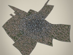 metropolitan cityscape 3D Model