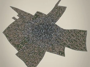 metropolitan cityscape 3D Model