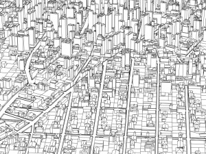 metropolitan cityscape 3D Model