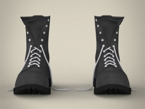 realistic leather shoes Modello 3D