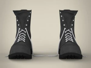 realistic leather shoes 3D Model