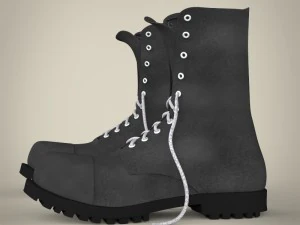realistic leather shoes 3D Model