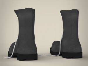 realistic leather shoes Modello 3D