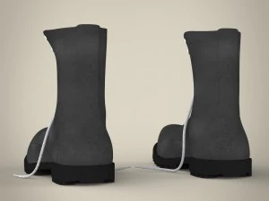 realistic leather shoes 3D Model