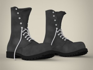 realistic leather shoes Modello 3D