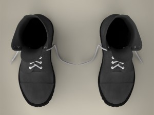 realistic leather shoes Modello 3D