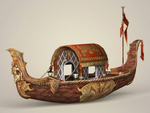 fantasy boat 3D Модель
