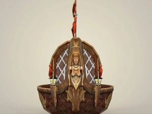 fantasy boat 3D Model