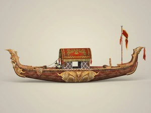 fantasy boat 3D Model