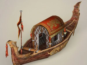 fantasy boat 3D Model