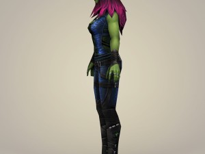 gamora fantasy character Model 3D