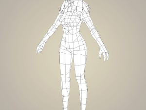 gamora fantasy character Model 3D