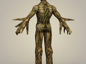 groot fantasy character Model 3D