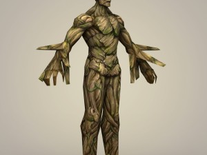 groot fantasy character Model 3D
