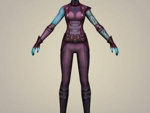 nebula fantasy character 3D Model