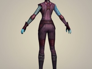 nebula fantasy character Modelo 3D
