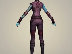 nebula fantasy character 3D Model