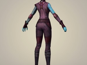 nebula fantasy character Modelo 3D