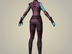 nebula fantasy character 3D Model