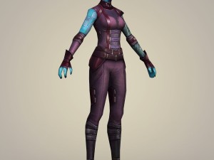 nebula fantasy character Modelo 3D