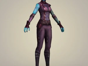 nebula fantasy character 3D Model