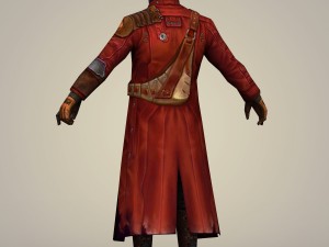 star lord fantasy character 3D Model