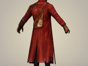 star lord fantasy character 3D Model