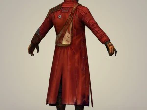 star lord fantasy character 3D Model