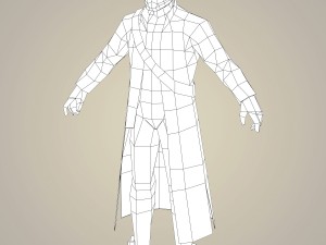 star lord fantasy character 3D Model