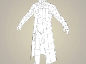 star lord fantasy character 3D Model