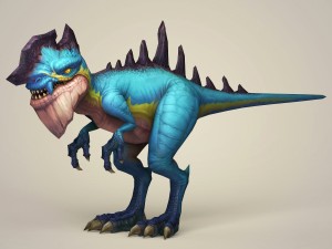 game ready fantasy dinosaur 3D Model
