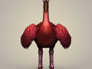 fantasy flamingo bird Modello 3D