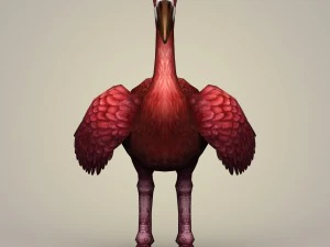 fantasy flamingo bird 3D Model