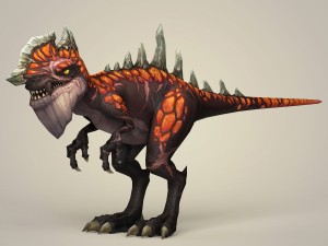 fantasy warrior dinosaur 3D Модель