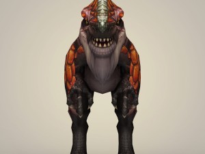 fantasy warrior dinosaur 3D Модель