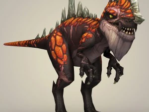 fantasy warrior dinosaur 3D Model
