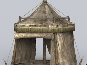 game ready tent house collection 3D 模型