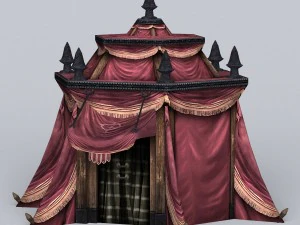 game ready tent house collection 3D Model