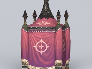 game ready tent house collection 3D 模型