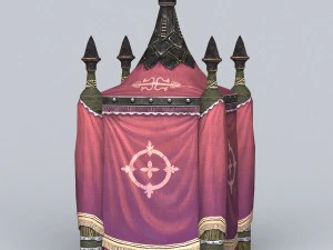 game ready tent house collection 3D Model