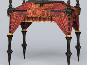 game ready tent house collection 3D 模型