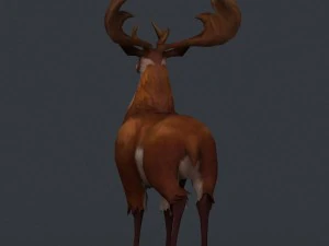 game ready fantasy deer 3D Model