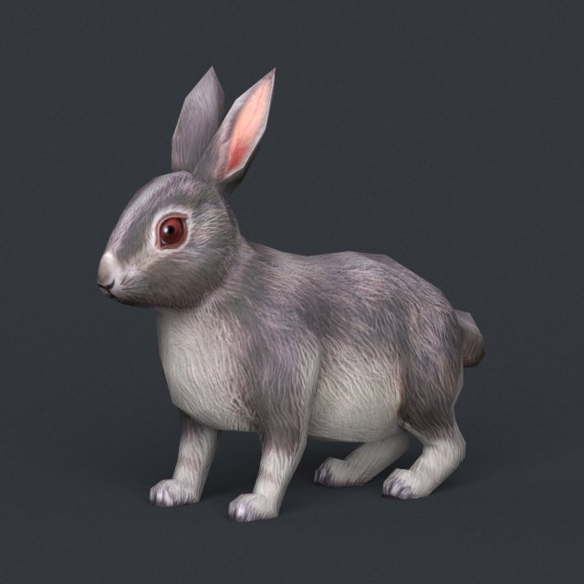 Bunny 3d Models Download 3d Bunny Available Formats C4d Max Obj Fbx Ma Blend 3ds 3dm 