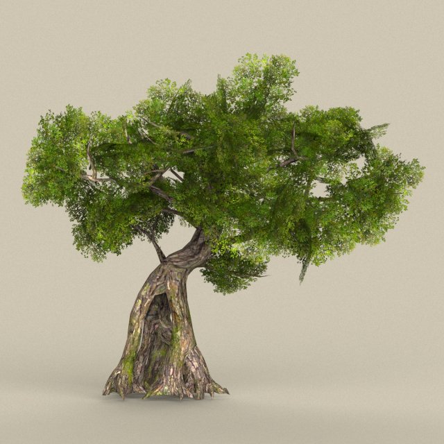 low poly tree 07 3D 模型 .c4d .max .obj .3ds .fbx .stl .blend 