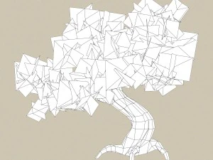 collezione di alberi low poly 10 Modello 3D